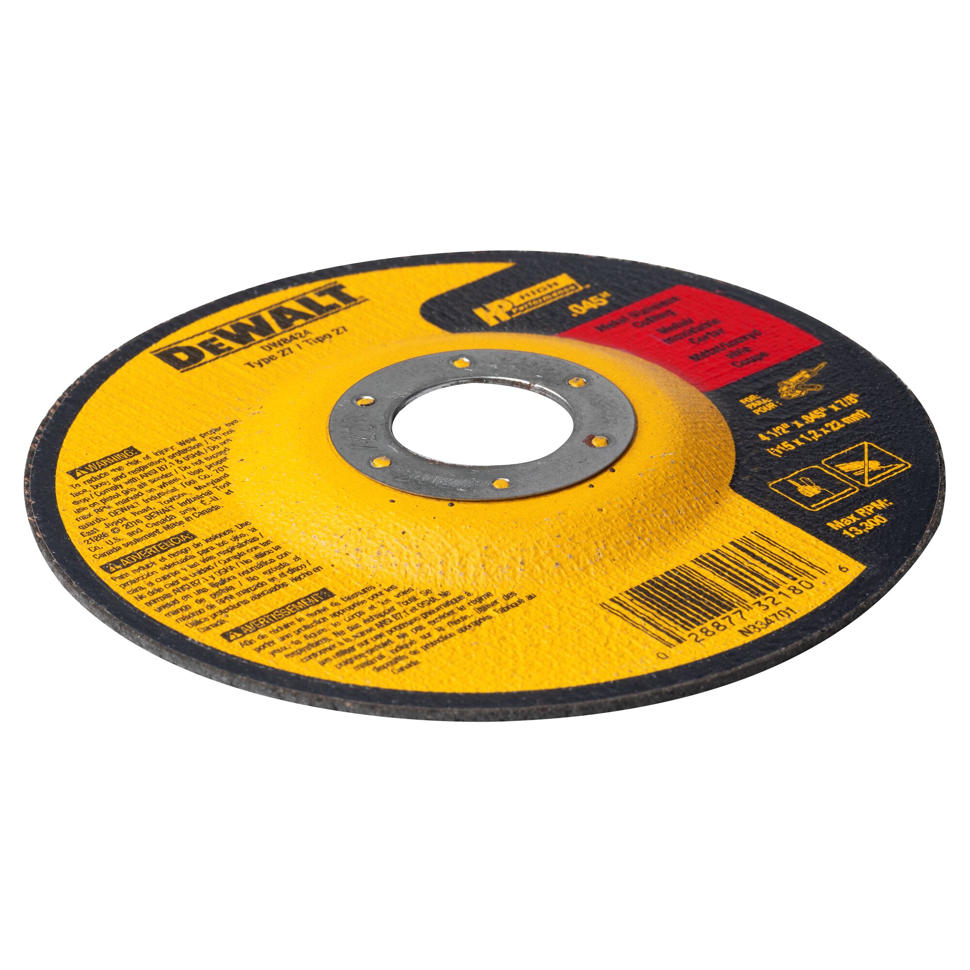 High Performance Cutting Wheels DEWALT